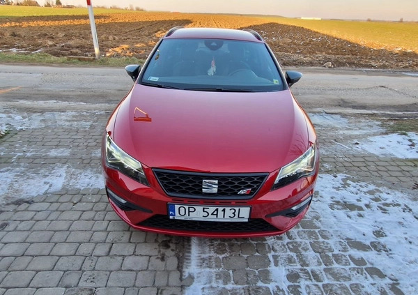 Seat Leon cena 96000 przebieg: 80000, rok produkcji 2018 z Krapkowice małe 154